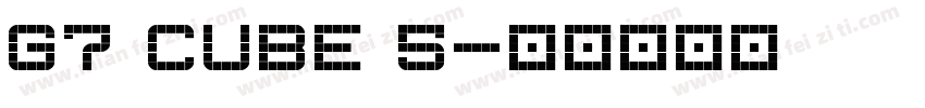 G7 Cube 5字体转换